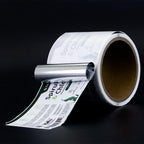 Custom Waterproof Vinyl Labels | Silver Foil Stickers