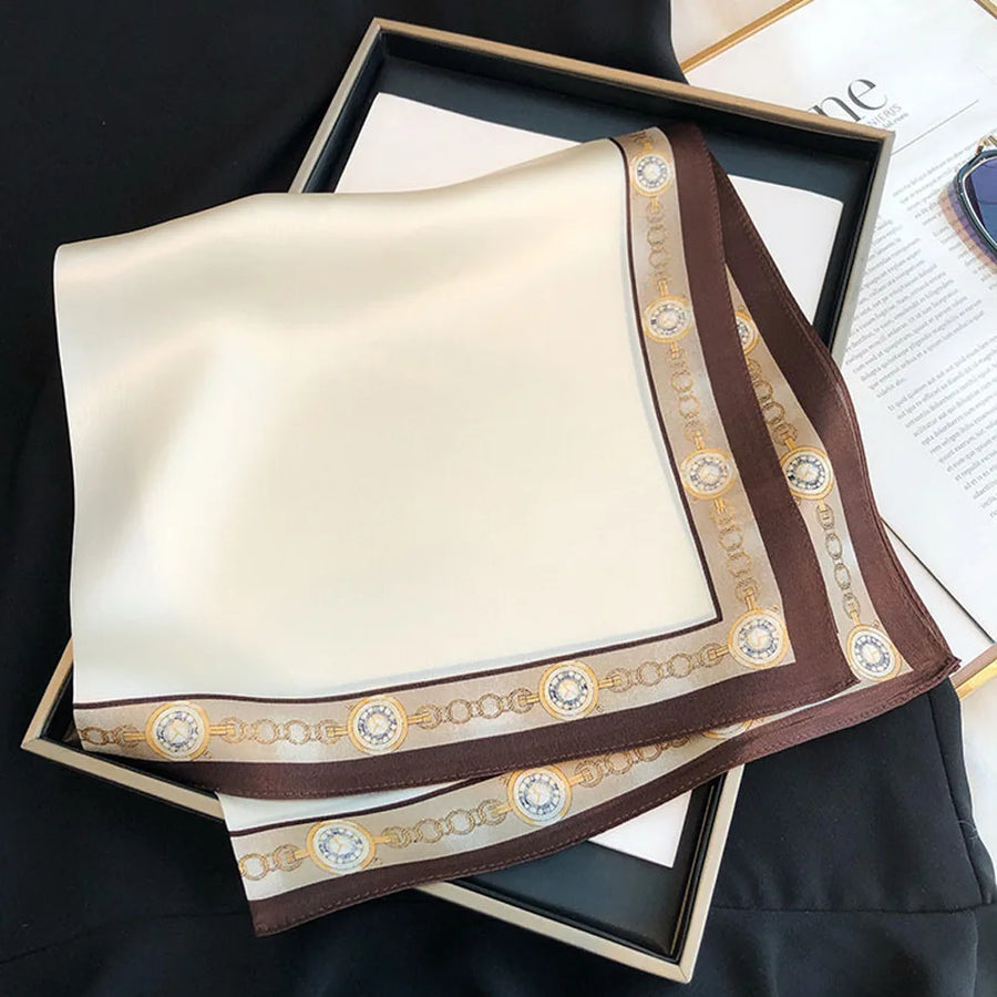 Double-sided Silk Twill Scarves | Hand-rolled Edge &  SS Collection | Luxury Wholesale 50-Piece MOQ