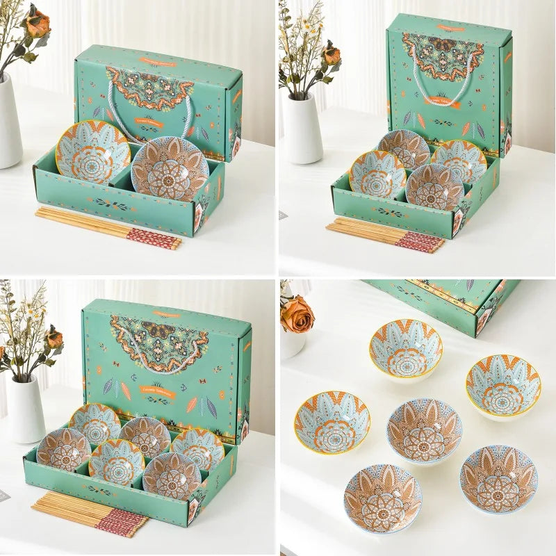 Ceramic Bowl Sets: 20 MOQ, Under-Glazed, Gift Box | Wedding & Corporate Tableware Gifts