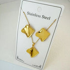 Custom 18K Gold Plated Stainless Steel Jewelry Set | MOQ 2
