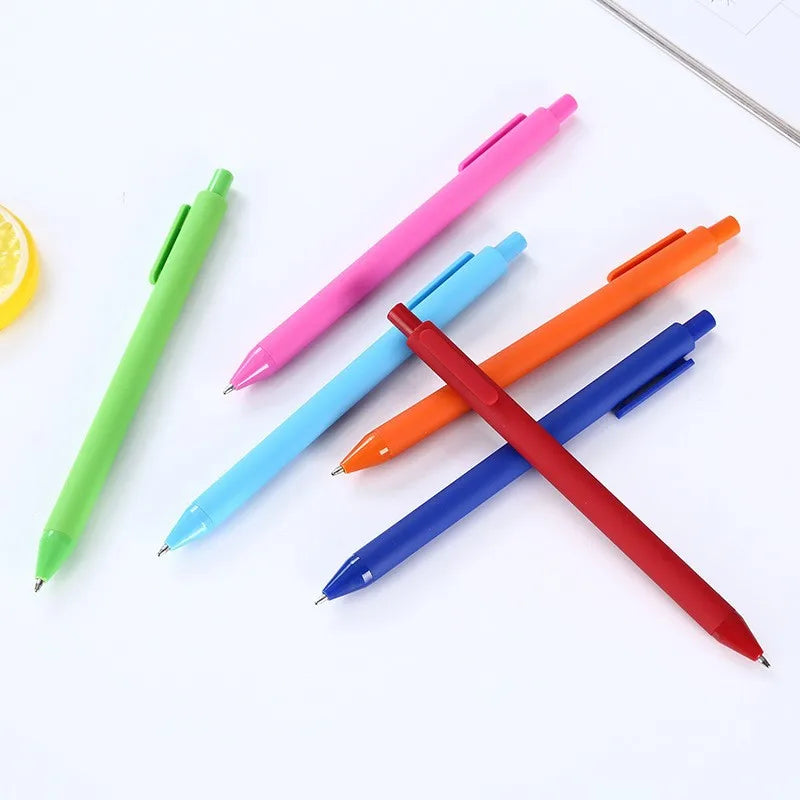 Custom Rubber Coated Pens with Logo | 100 MOQ, Silk Screen Printing, Bulk Promotional