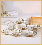 Custom Ceramic Coffee Cup Set — 31-Day Lead, Gift Box, OEM/ODM