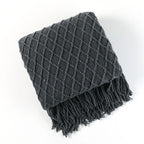 Custom Acrylic Throw Blanket with Logo | MOQ 100 pcs
