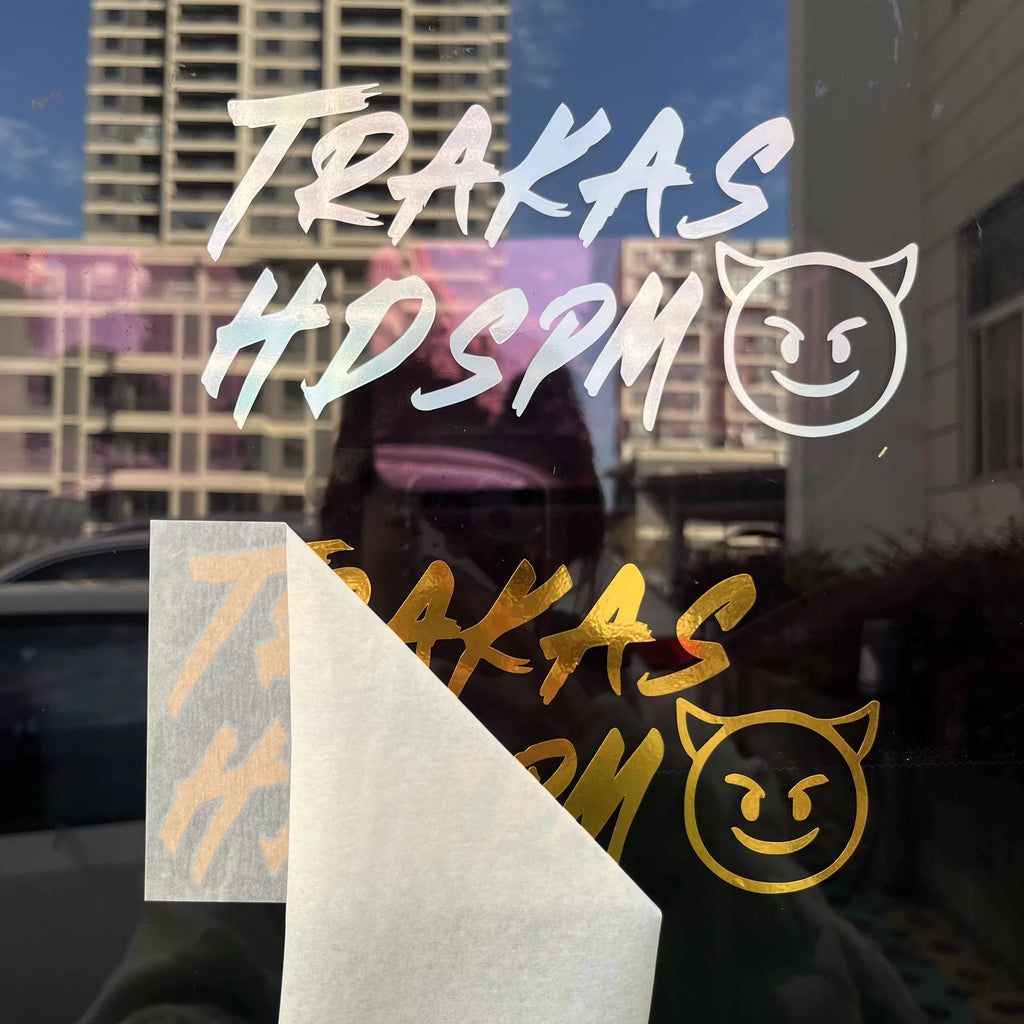 Custom Vinyl Decals with Logo | UV Proof Weather Resistant | MOQ 20