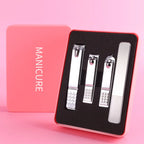 Custom Stainless Steel Manicure Set 5-Piece | Travel Grooming Kit | Bulk Logo