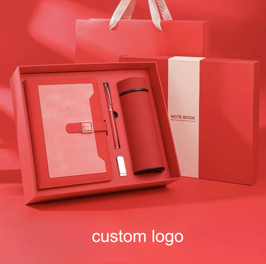 Corporate Gift Set | 500ml Thermos, Notebook, Pen