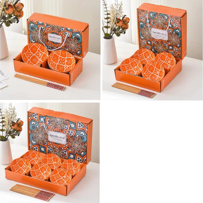 Ceramic Bowl Sets: 20 MOQ, Under-Glazed, Gift Box | Wedding & Corporate Tableware Gifts