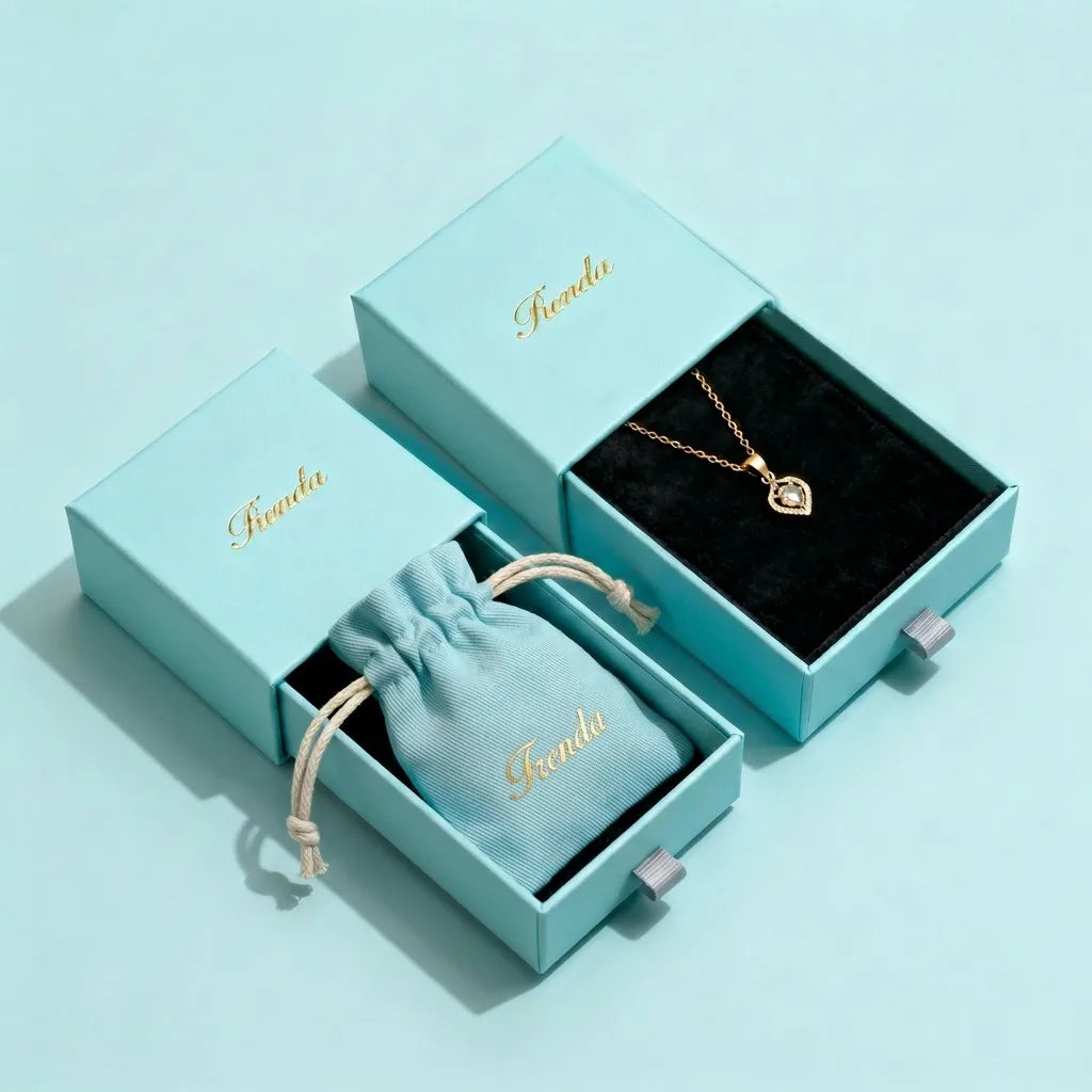 Custom Microfiber Jewelry Pouch & Drawer Box with Logo | MOQ 500