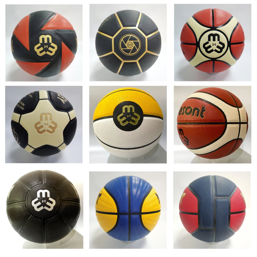 Custom Logo Basketball with PU Cover | Size 5 6 7 MOQ 20