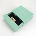 Custom Minimalist Cardboard Jewelry Box with Embossing | MOQ 500