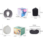 Custom Slow Rebound Memory Foam U Shaped Neck Travel Pillow