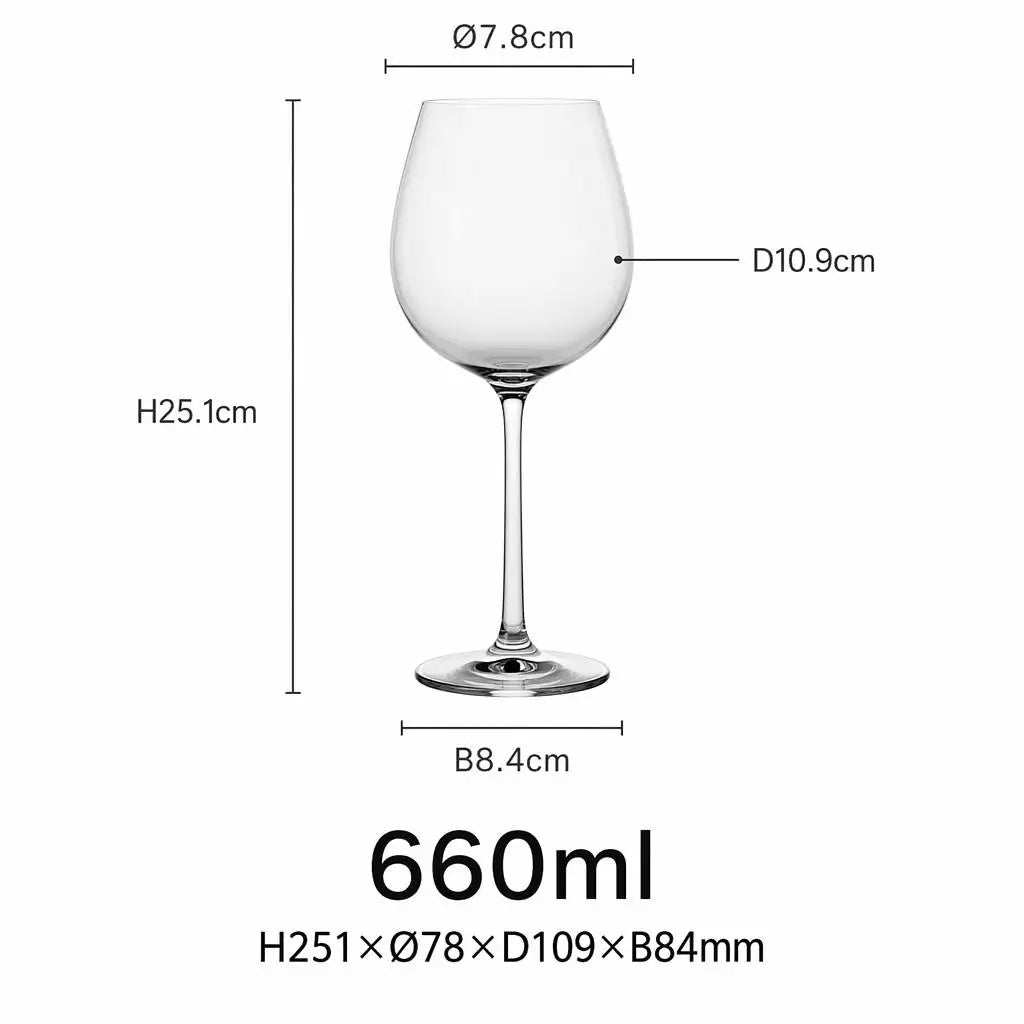 Vintage Crystal Wine Glasses: 500 MOQ, 14-Day Lead, LFGB Certified | Custom 500-1000ml Goblets