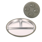 Custom 304 Stainless Steel Children's Plates with Logo | MOQ 10