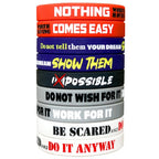 Custom Silicone Wristbands: 100% Eco-Friendly, CMYK Print, QR Code, Free Samples