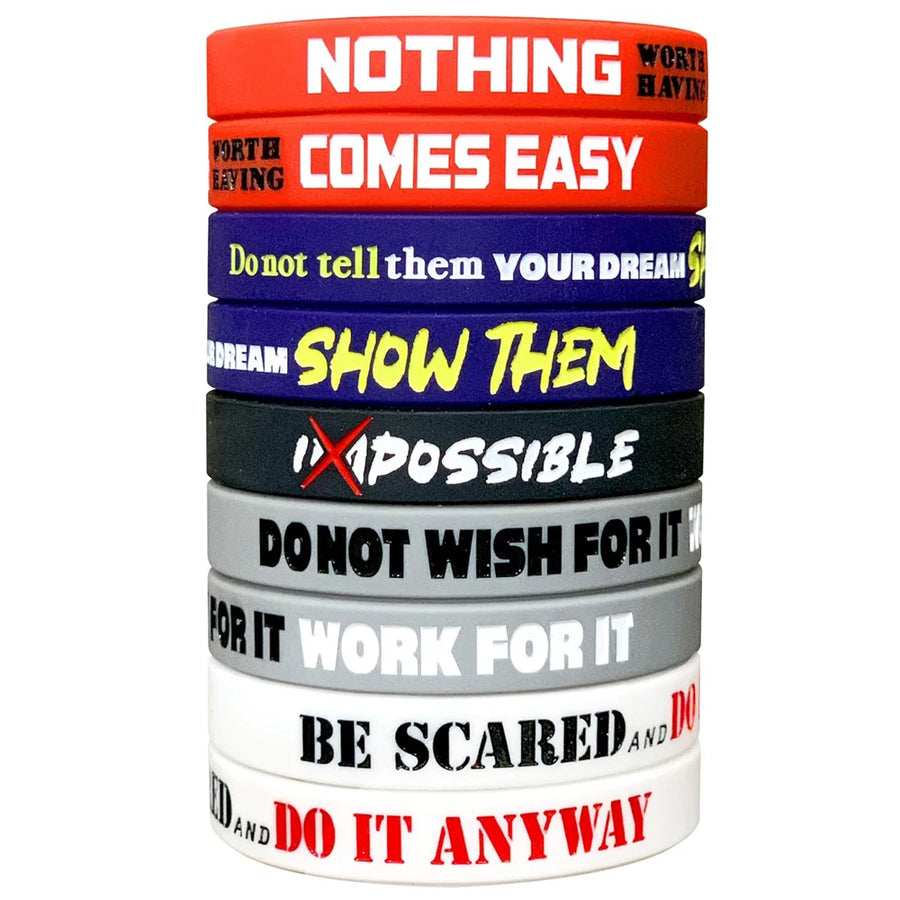 Custom Silicone Wristbands: 100% Eco-Friendly, CMYK Print, QR Code, Free Samples