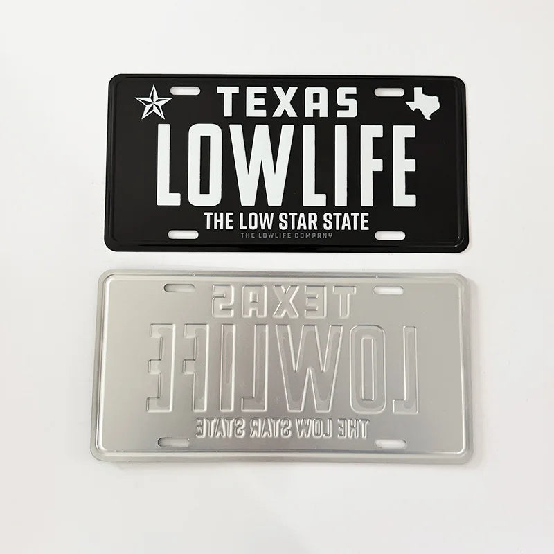 Custom Metal License Plate | Personalized Aluminum Car Tag MOQ 1