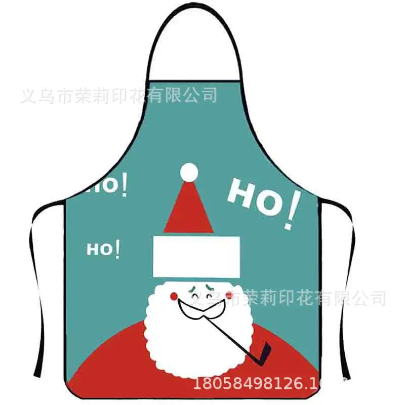 Waterproof Polyester Apron | 3D Printed Cartoon Barbecue Apron