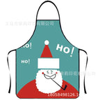 Waterproof Polyester Apron | 3D Printed Cartoon Barbecue Apron
