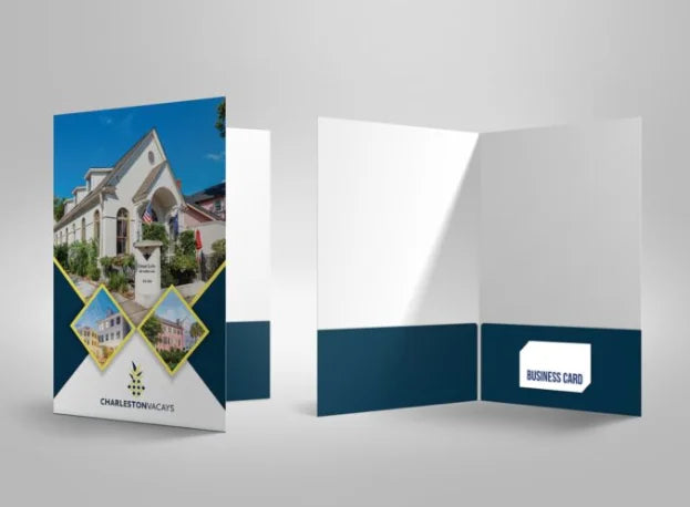 Folder Free Design 14pt 12pt Matte Folder Custom Printing UV Logo File Pocket Name Card Slot A4 Paper Presentation File Folders