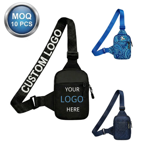 Mini Oxford Chest Bag | Custom Logo 10-Piece MOQ