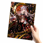 Custom Gold Foil Art Prints | 350GSM Cardstock | 30 Pcs MOQ | Convention Merch