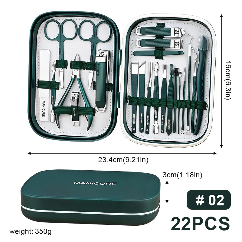 Custom 22-Piece Manicure Kit with Logo | 1,000 MOQ