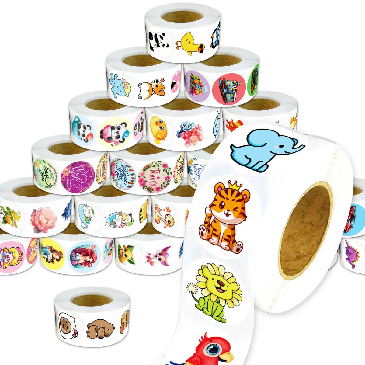 Custom Sticker Labels with Logo | Waterproof Vinyl | No MOQ
