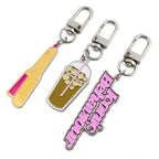 Custom Zinc Alloy Keychains 100 MOQ | Letterpress Printing Promotional Gifts