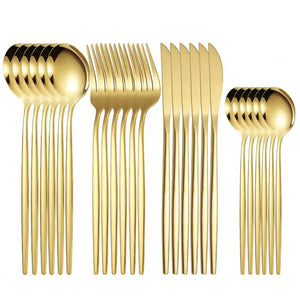 Custom Matte Finish Flatware Set — 7-Day Lead, 100 MOQ, 7 Colors