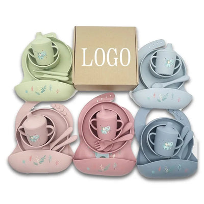 BPA-Free Silicone Feeding Set | MOQ 20 | 7-Day Lead