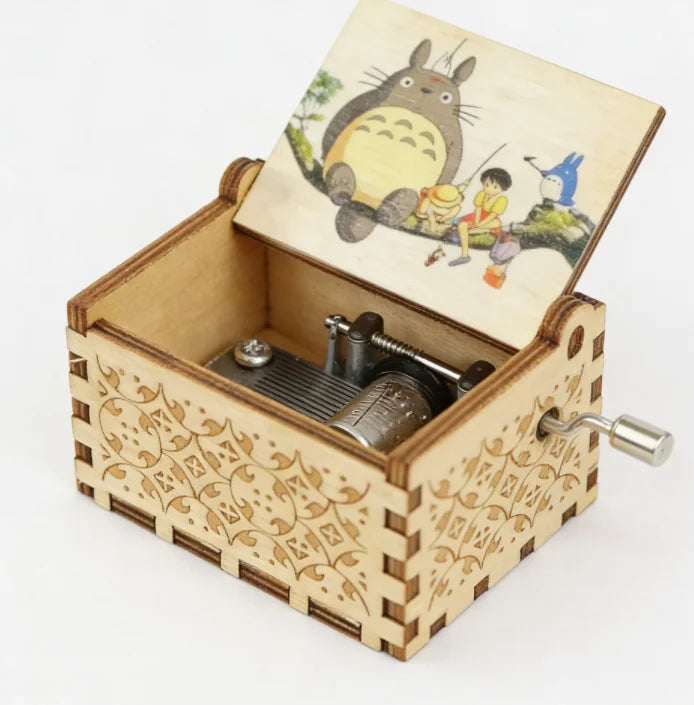 Custom Wooden Music Boxes with Logo – 10 MOQ, 18-Second Play