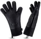 Heat Resistant Silicone Oven Mitts | Food Grade BBQ Gloves