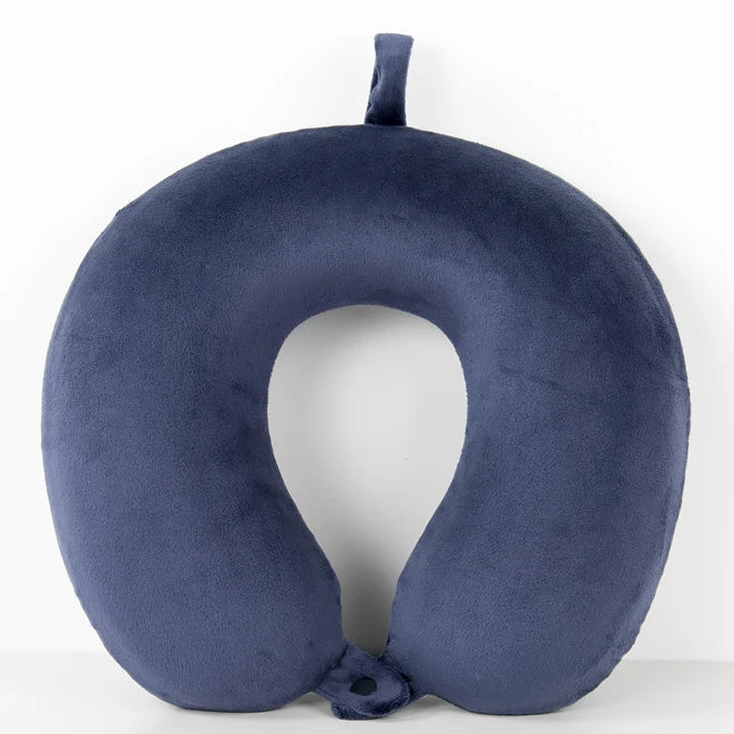 Custom Slow Rebound Memory Foam U Shaped Neck Travel Pillow