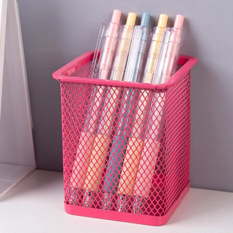 Custom ABS Square Pen Holder 7.5x7.5x9.5cm | Desk Organizer | Bulk Logo