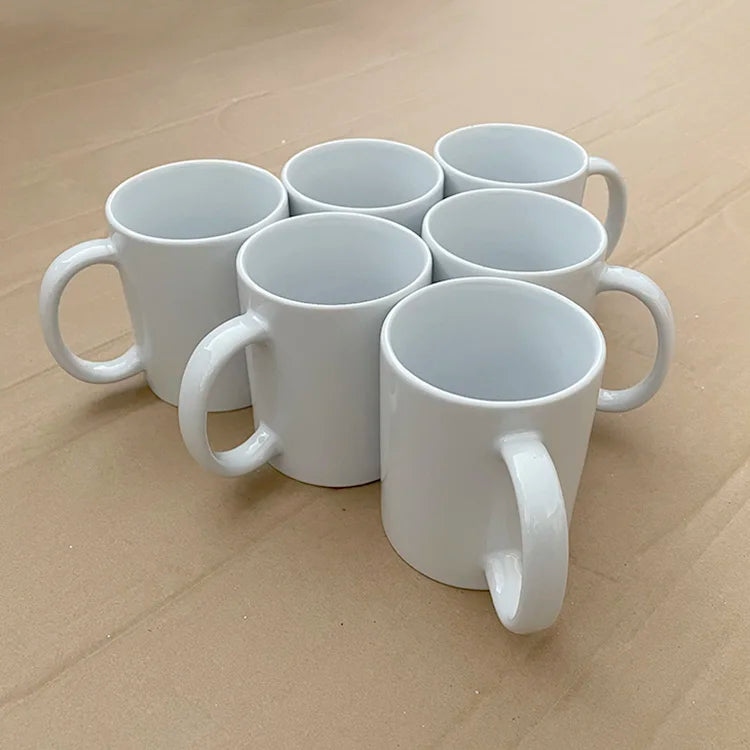 Custom Ceramic Sublimation Mugs | 11oz White Coffee Mugs