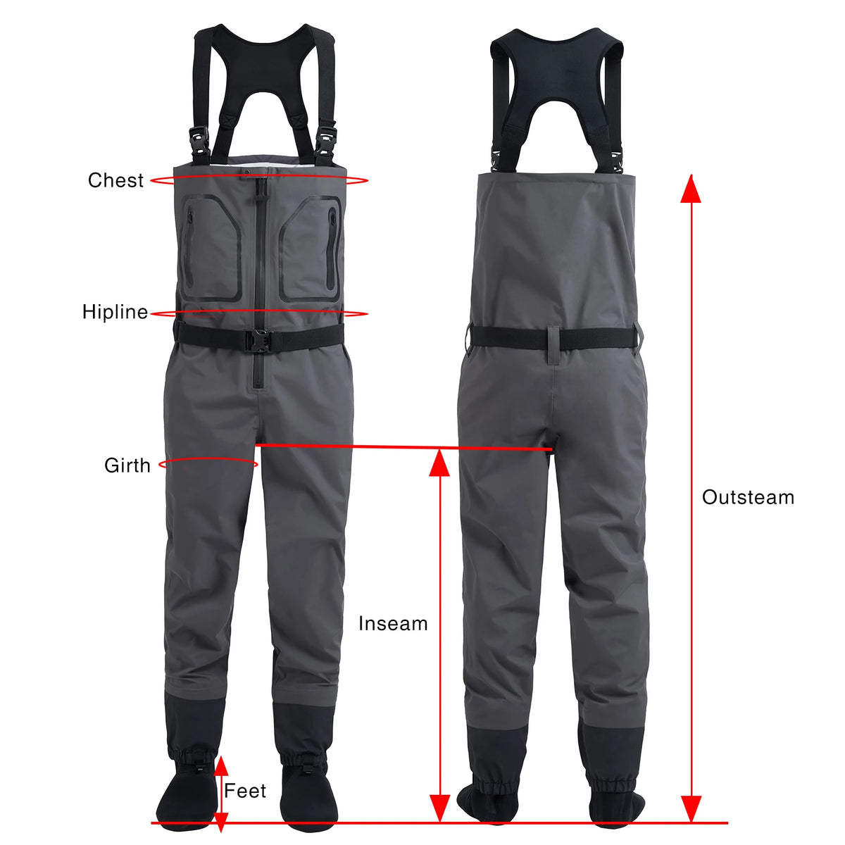 LKVER Waterproof Chest Wader | Neoprene Fly Fishing Custom