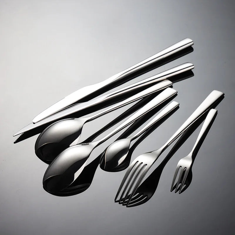 304 Stainless Steel Western Style Cutlery Knife Fork Spoon Hotel Flatware Set |  14 Yrs Factory