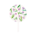 Custom Printed Transparent PP Hand Fan for Wedding Guests