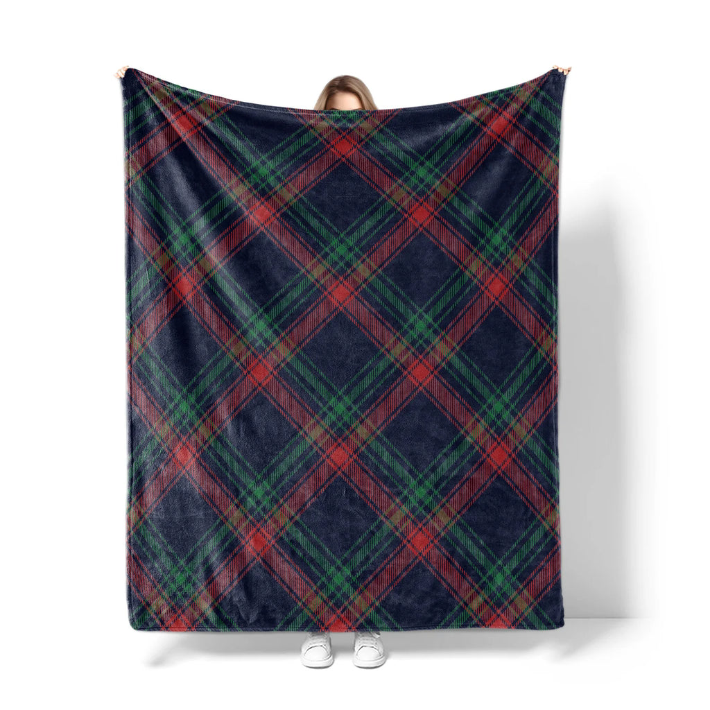 Custom Flannel Fleece Blanket | Recycled Polyester | Jacquard & Embroidery | MOQ 20 Pieces
