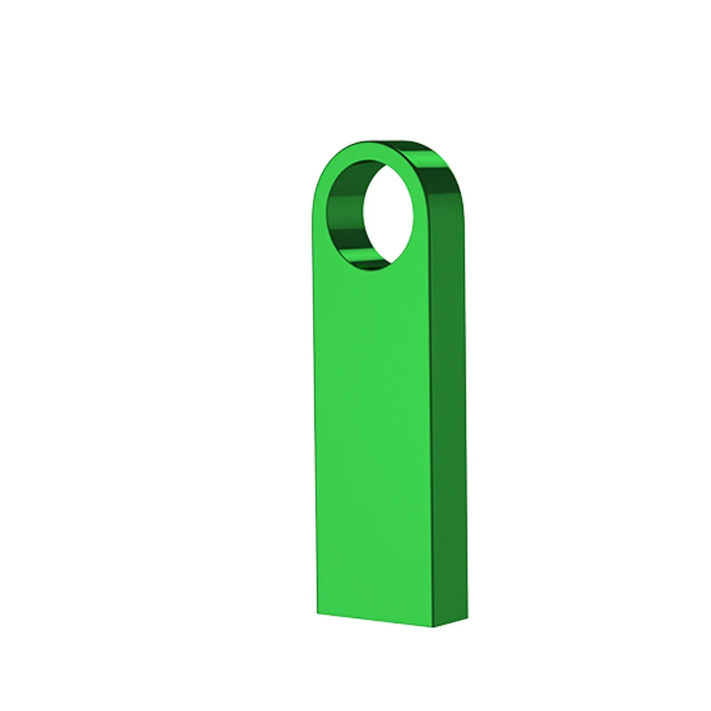 Slim Metal USB Flash Drive with Custom Logo for Everyday File Storage