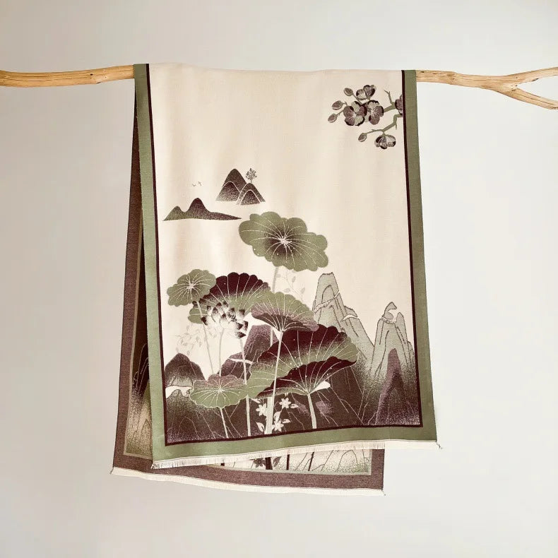 Custom Jacquard Men's Winter Scarves | 20-Piece MOQ & 10-Day Lead Time | Windproof Polyester