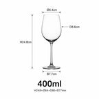 Vintage Crystal Wine Glasses: 500 MOQ, 14-Day Lead, LFGB Certified | Custom 500-1000ml Goblets