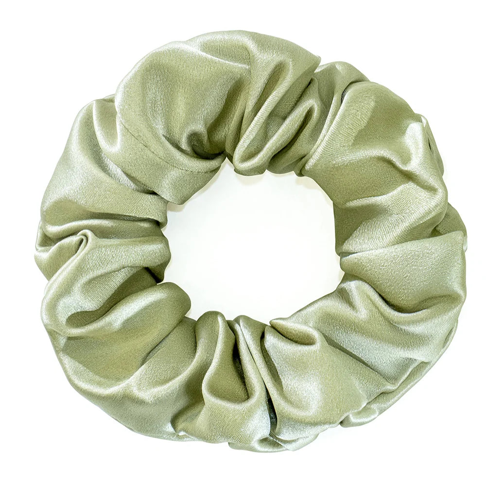 Custom Silk Scrunchies with Logo | Bulk MOQ 2 Pcs