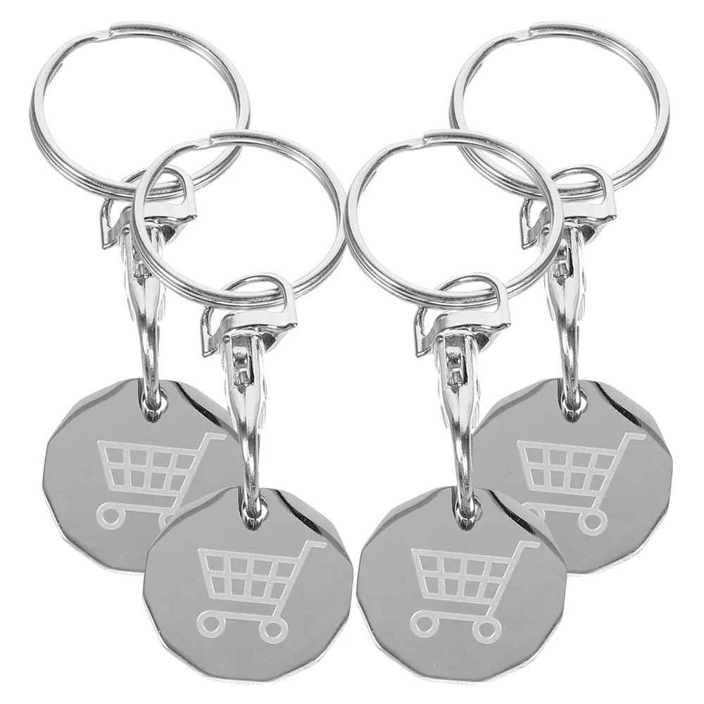 Custom Shopping Cart Token Keychain | 100 MOQ | 12-Day Lead