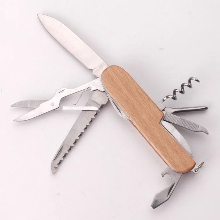 Custom 11-in-1 Folding Pocket Knife with Logo | MOQ 120 pcs
