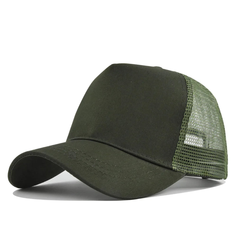 Custom Trucker Hat 5 Panel Mesh | 30 Pcs MOQ Bulk Wholesale Cap