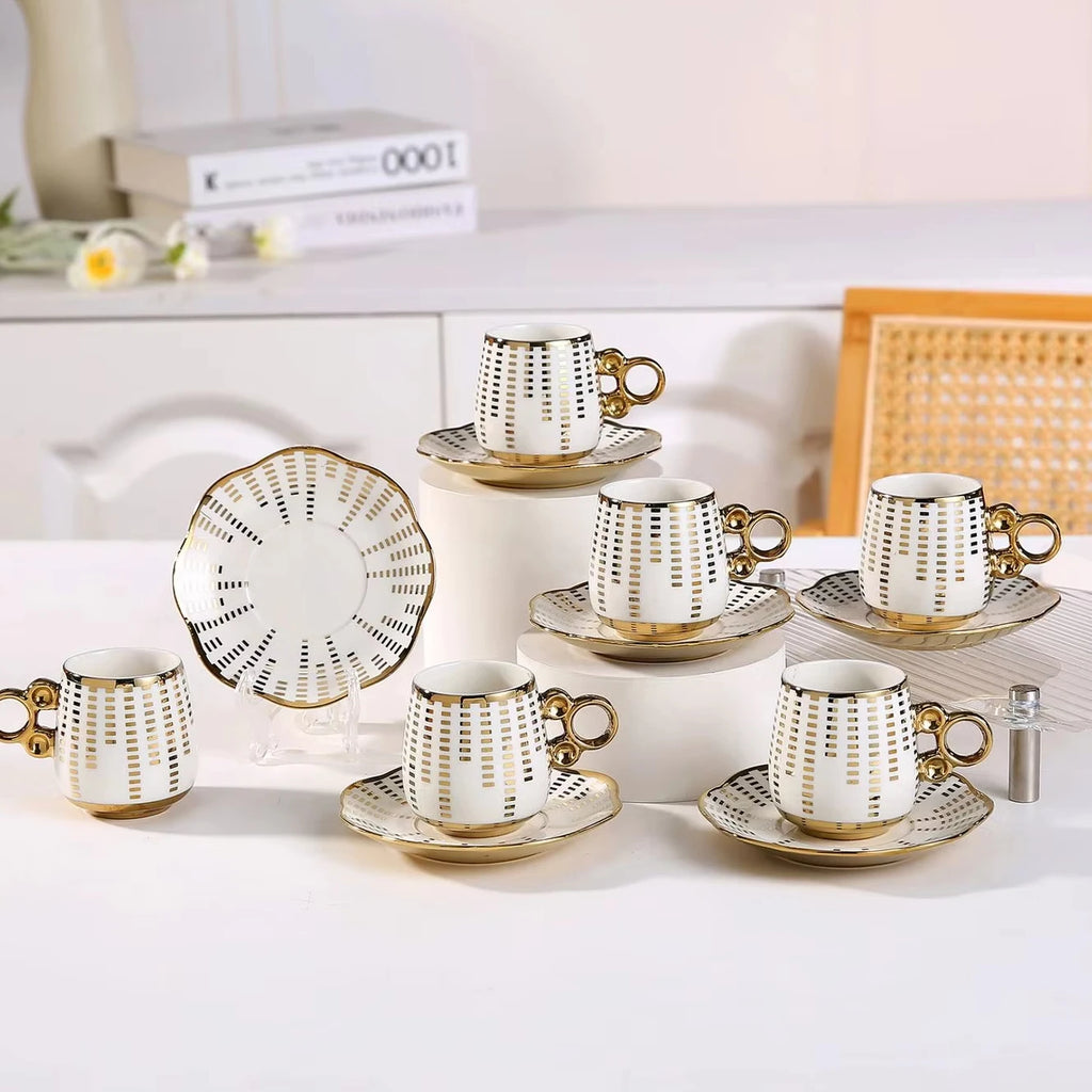 Custom Ceramic Coffee Cup Set — 31-Day Lead, Gift Box, OEM/ODM