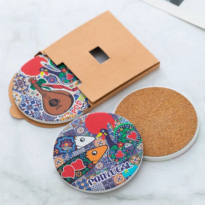 Custom Ceramic Coasters | 7mm | 300 MOQ | 31-Day Lead