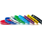 Custom Silicone Wristbands | Embossed | MOQ 100