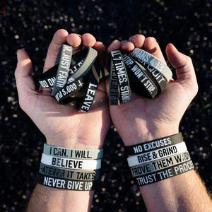 Custom Waterproof Silicone Wristbands | No Minimum MOQ Folk Art Event